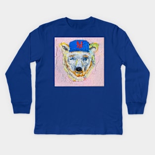 Polar Bear (Pete Alonso) Kids Long Sleeve T-Shirt